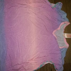 Multicolored girls bathing suit cover